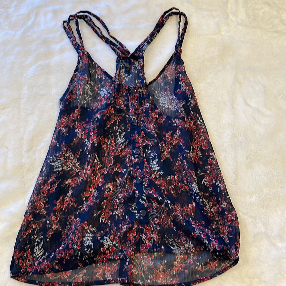 Sheer tank top